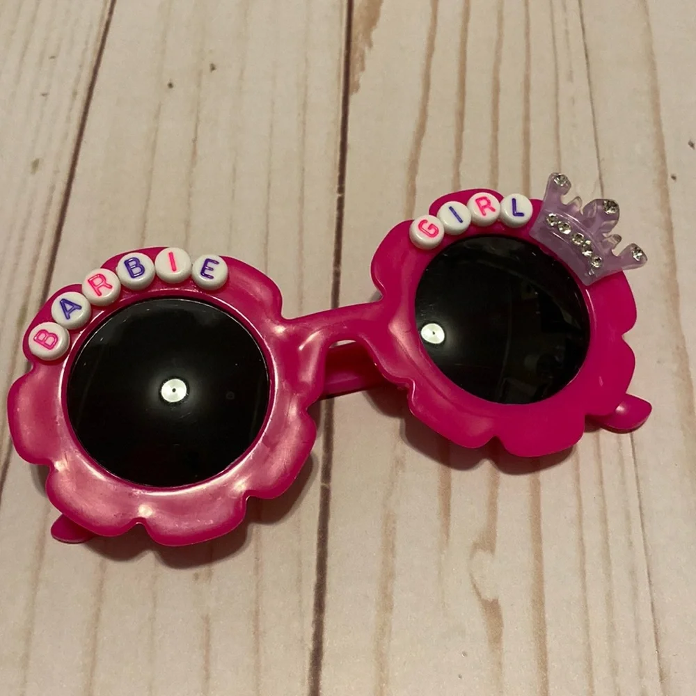 Girls Barbie girl pink sunglasses